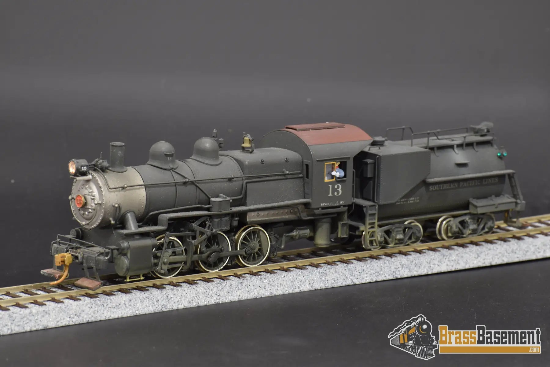 Ho Brass - Gem Prr 0 - 6 - 0 Painted For Southern Pacific W/ Us Hobbies Vanderbilt Tender Steam