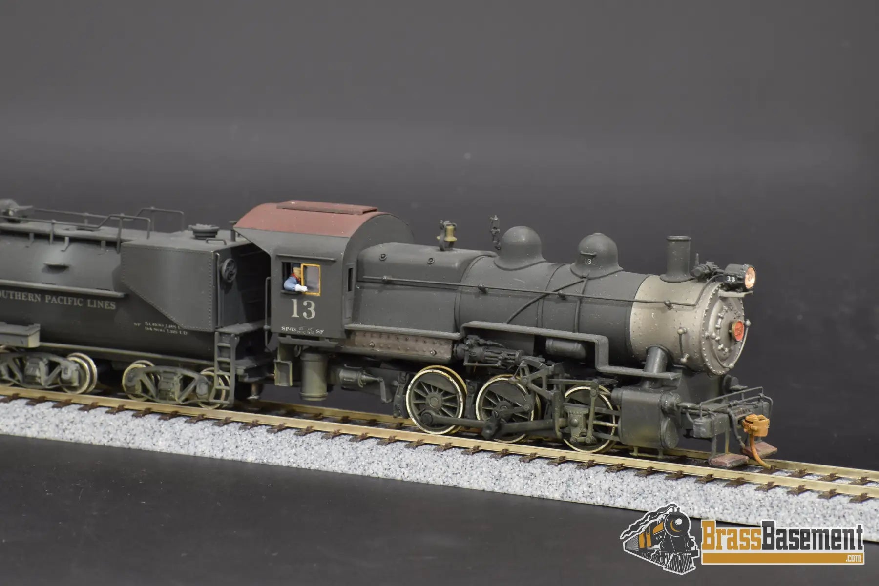 Ho Brass - Gem Prr 0 - 6 - 0 Painted For Southern Pacific W/ Us Hobbies Vanderbilt Tender Steam