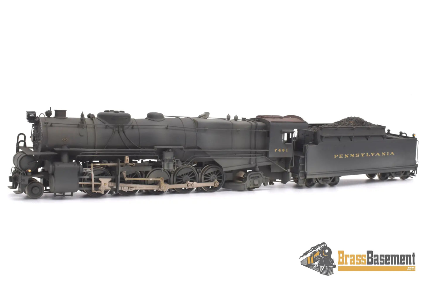 Ho Brass - Gem Sh - 109 Pennsylvania Prr N1S 2 - 10 - 2 #7481 Custom Painted Nice Steam