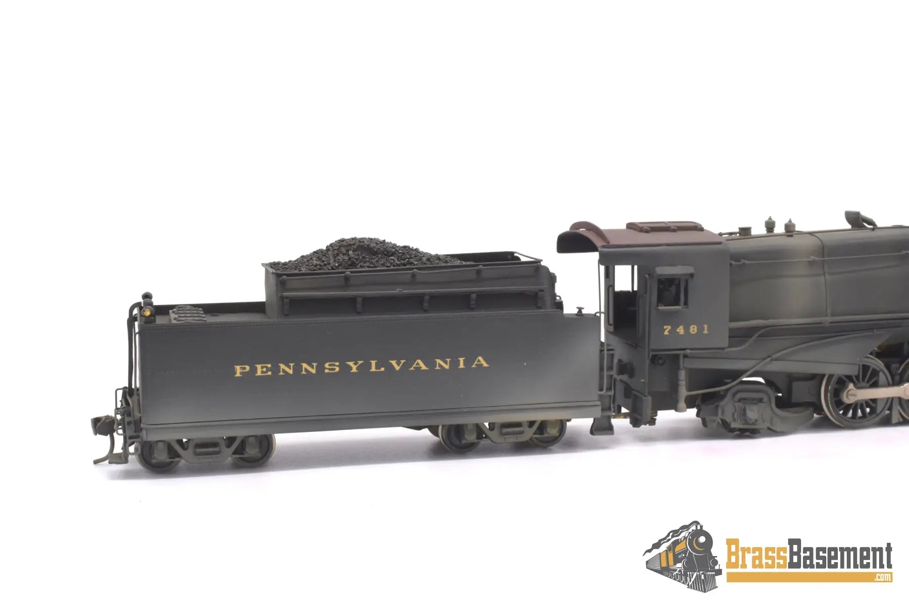 Ho Brass - Gem Sh - 109 Pennsylvania Prr N1S 2 - 10 - 2 #7481 Custom Painted Nice Steam