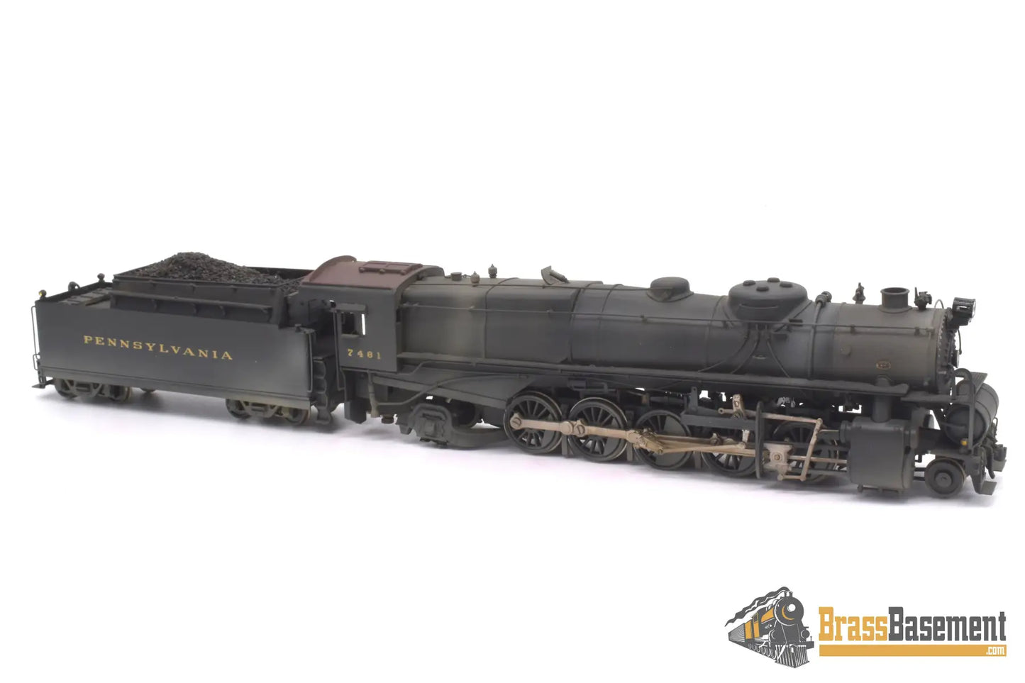 Ho Brass - Gem Sh - 109 Pennsylvania Prr N1S 2 - 10 - 2 #7481 Custom Painted Nice Steam