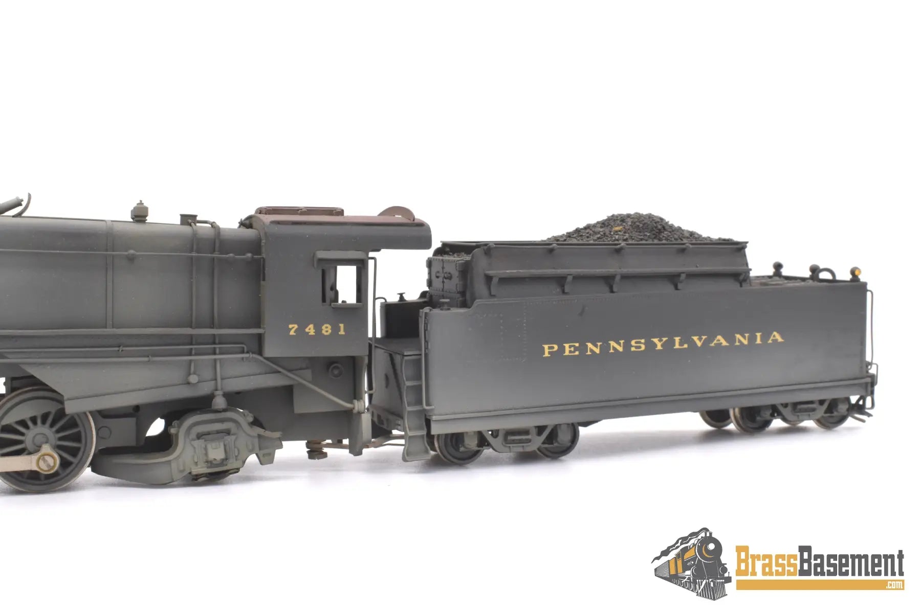 Ho Brass - Gem Sh - 109 Pennsylvania Prr N1S 2 - 10 - 2 #7481 Custom Painted Nice Steam