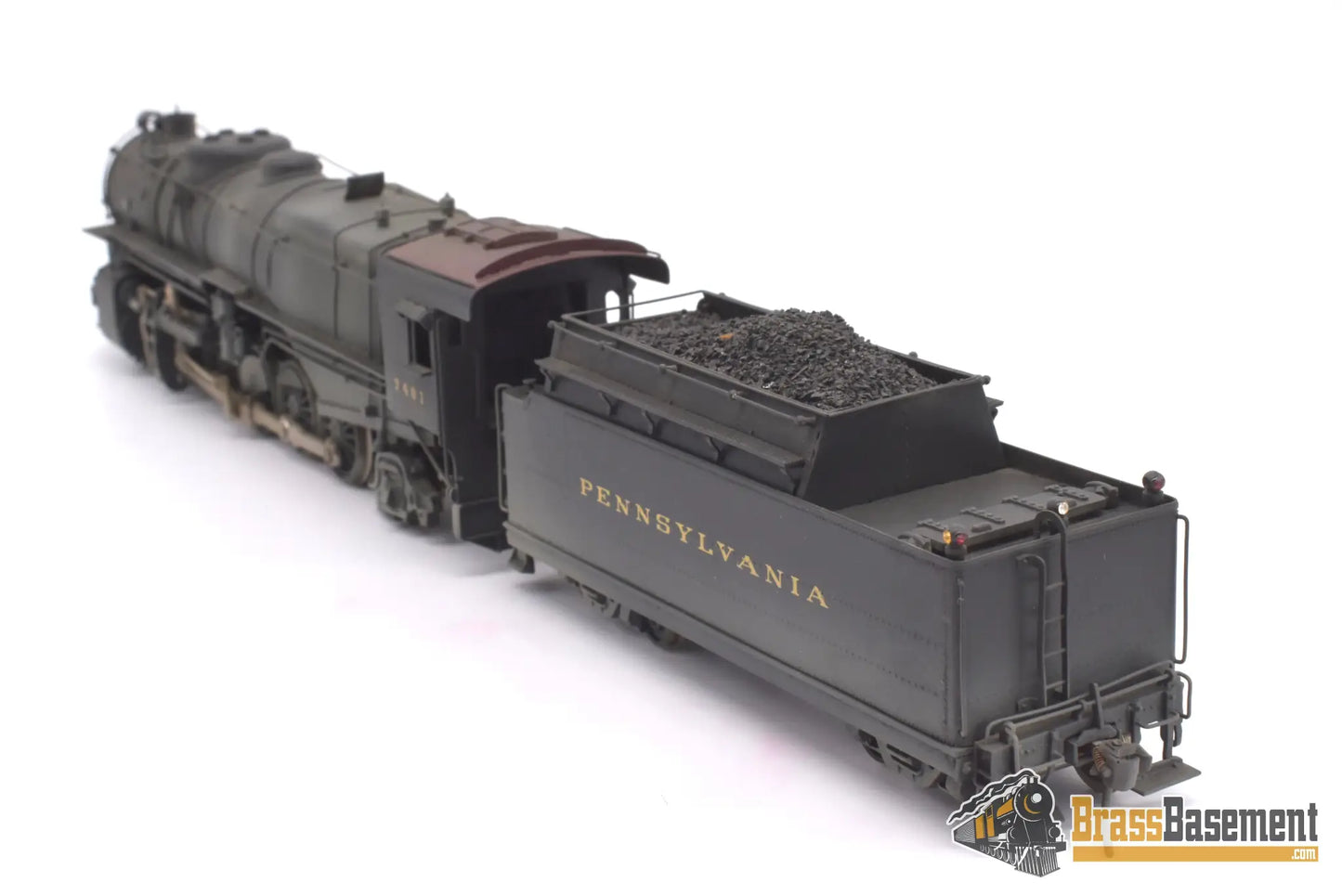 Ho Brass - Gem Sh - 109 Pennsylvania Prr N1S 2 - 10 - 2 #7481 Custom Painted Nice Steam