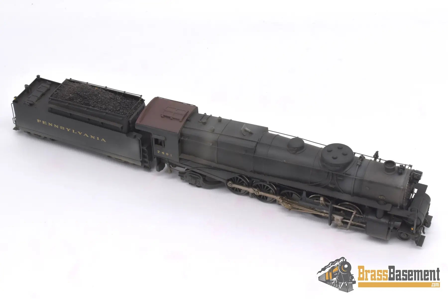 Ho Brass - Gem Sh - 109 Pennsylvania Prr N1S 2 - 10 - 2 #7481 Custom Painted Nice Steam