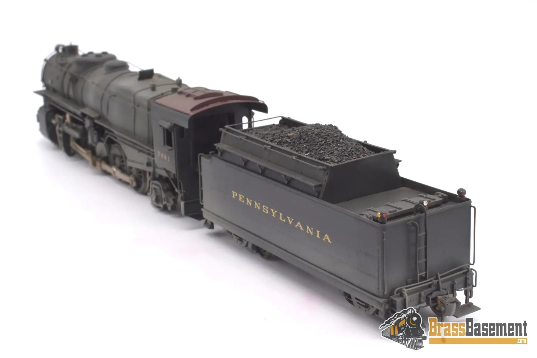 Ho Brass - Gem Sh - 109 Pennsylvania Prr N1S 2 - 10 - 2 #7481 Custom Painted Nice Steam