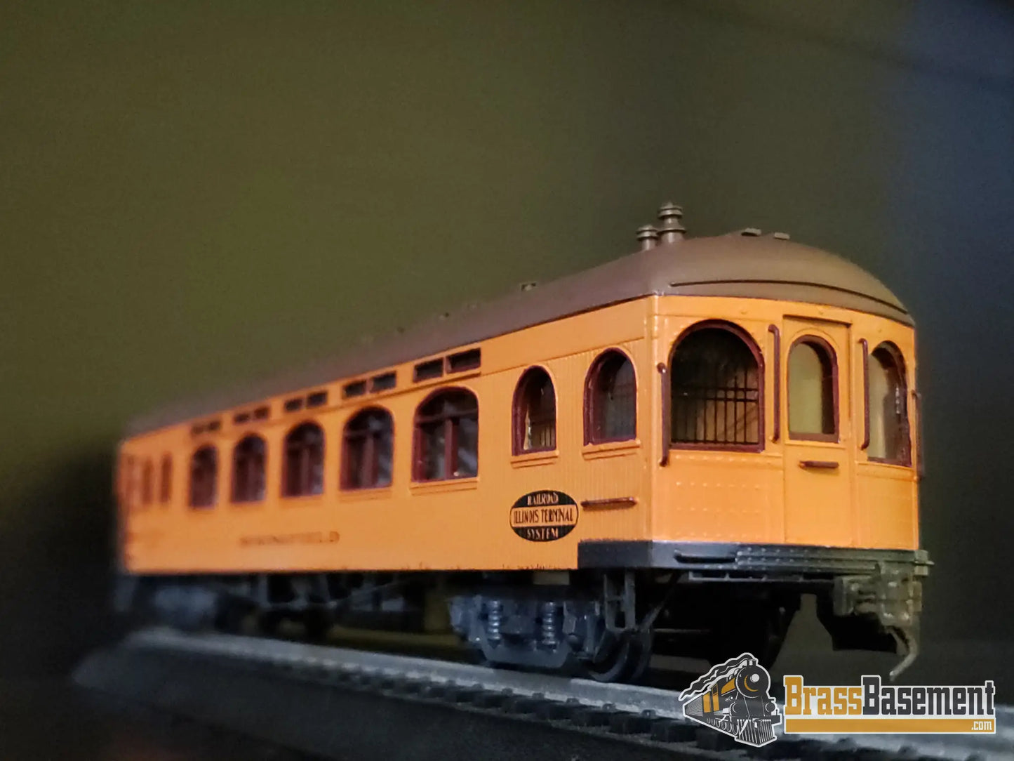 Budget Brass - HO GHB Illinois Traction ’The Owl’ Trailer Sleeper ’Springfield’ - Painted