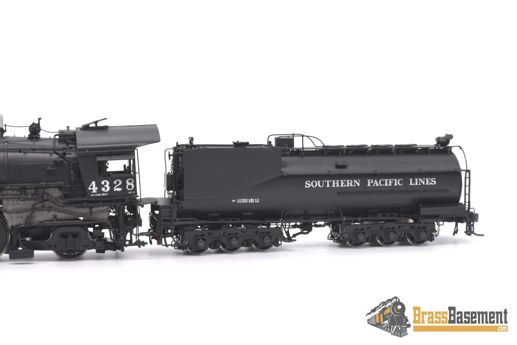 Ho Brass - Gpm 4328.1 Southern Pacific Lines Mt - 3 #4328 Factory Paint Issue Steam