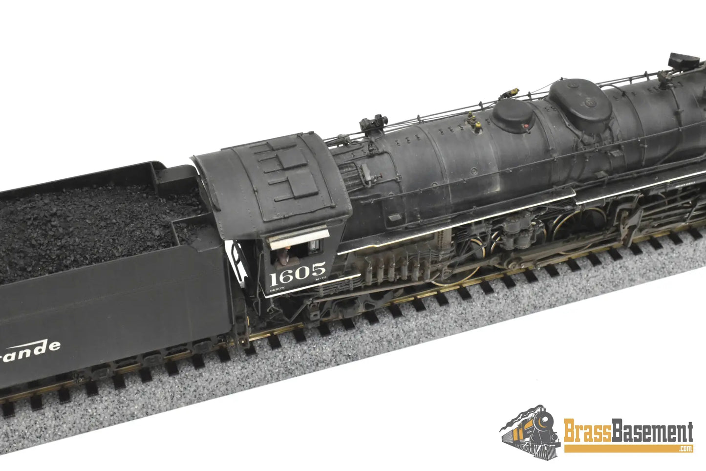 HO Brass - GPM D&RGW Rio Grande M-75 4-8-2 #1605 1950s - F/P Spoelma Weathering Steam