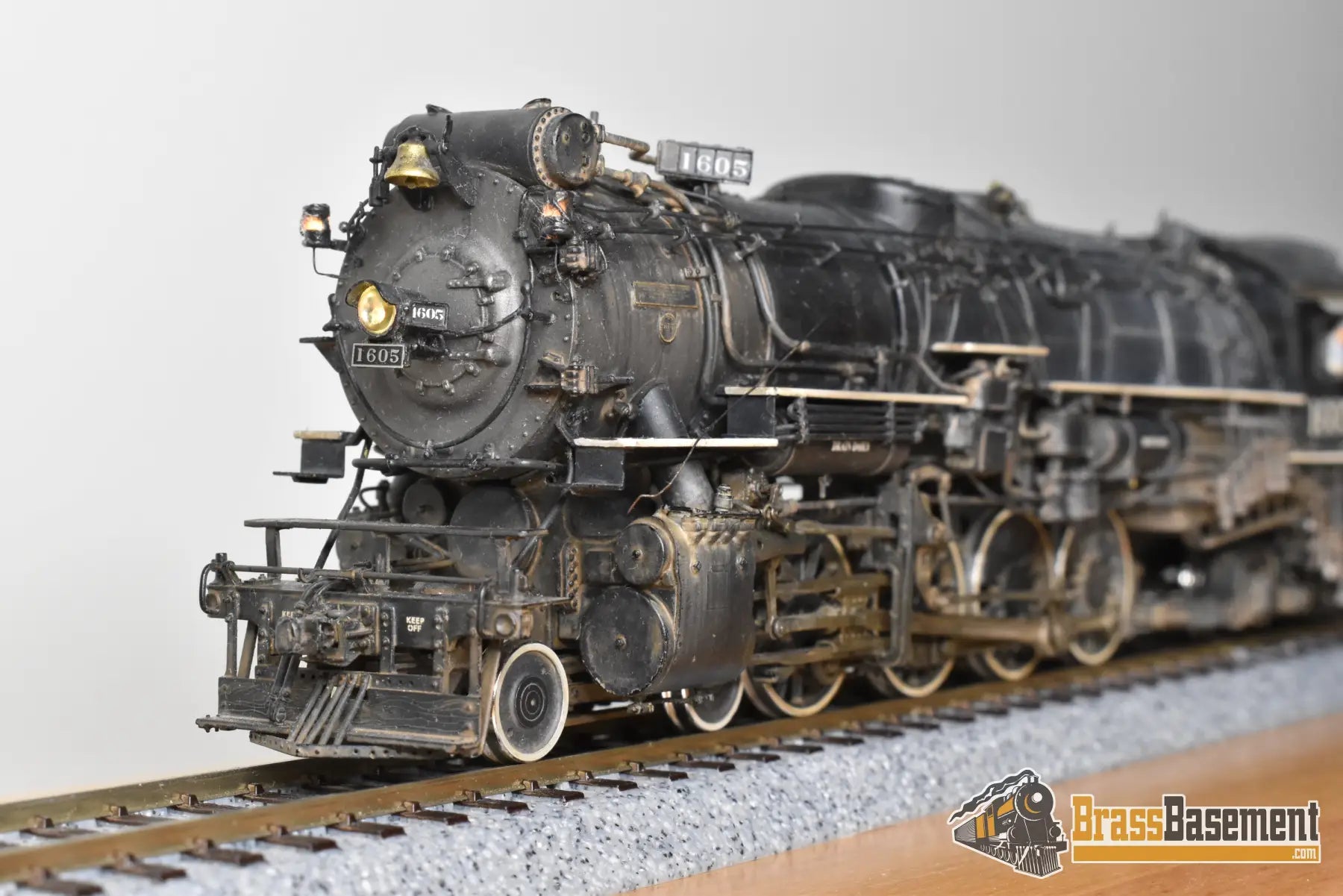 HO Brass - GPM D&RGW Rio Grande M-75 4-8-2 #1605 1950s - F/P Spoelma Weathering Steam