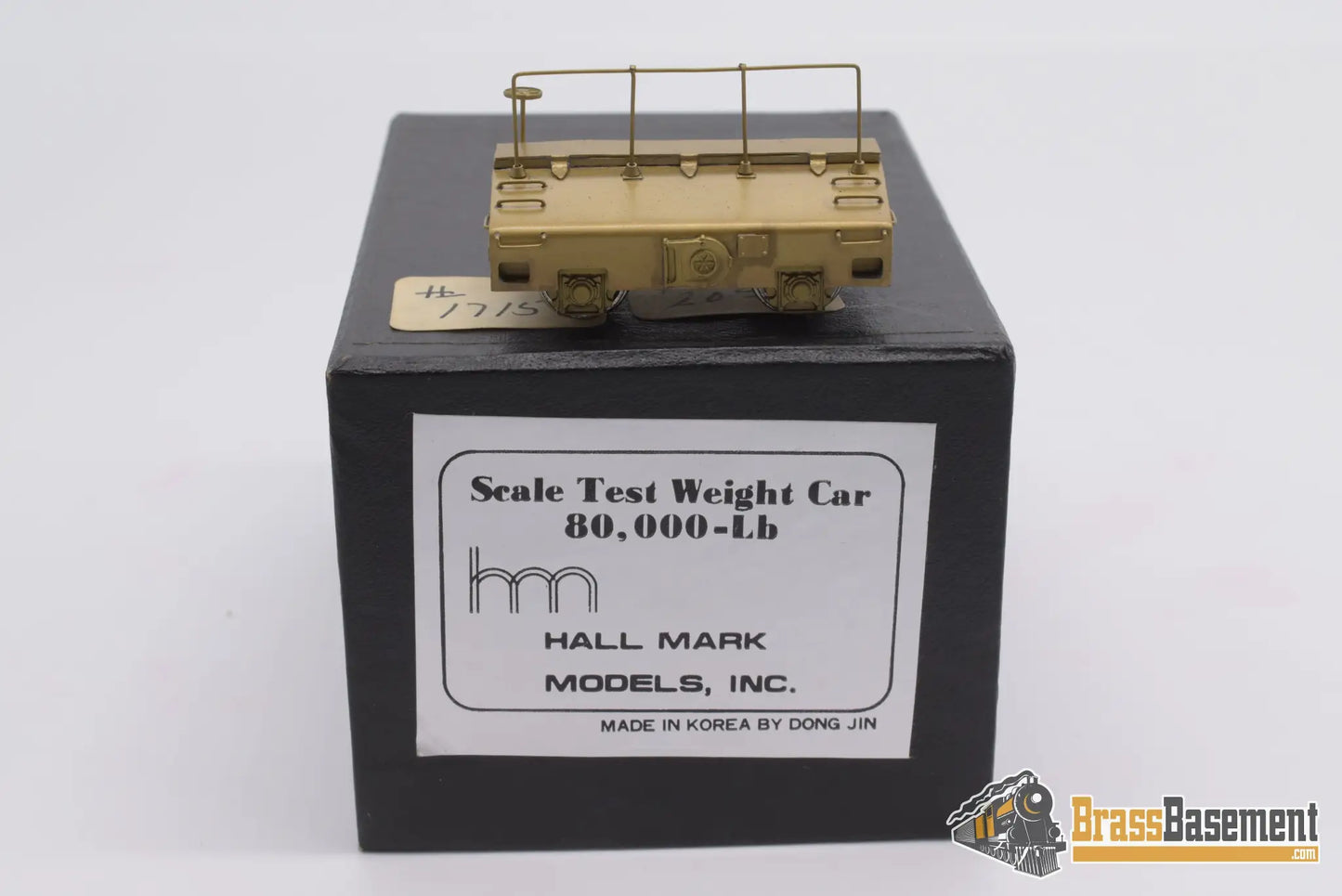 Ho Brass - Hallmark 80 000 Pound Scale Test Car Unpainted Freight