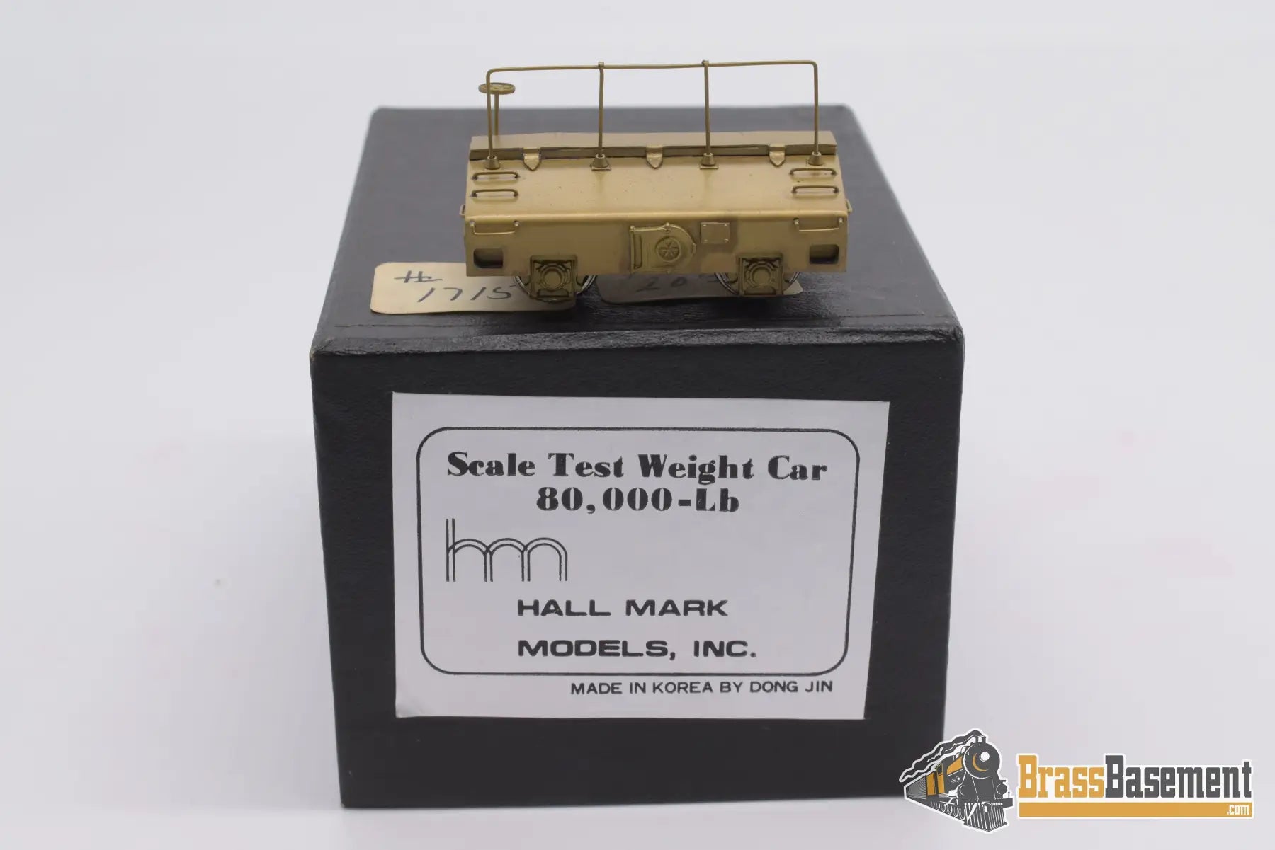 Ho Brass - Hallmark 80 000 Pound Scale Test Car Unpainted Freight