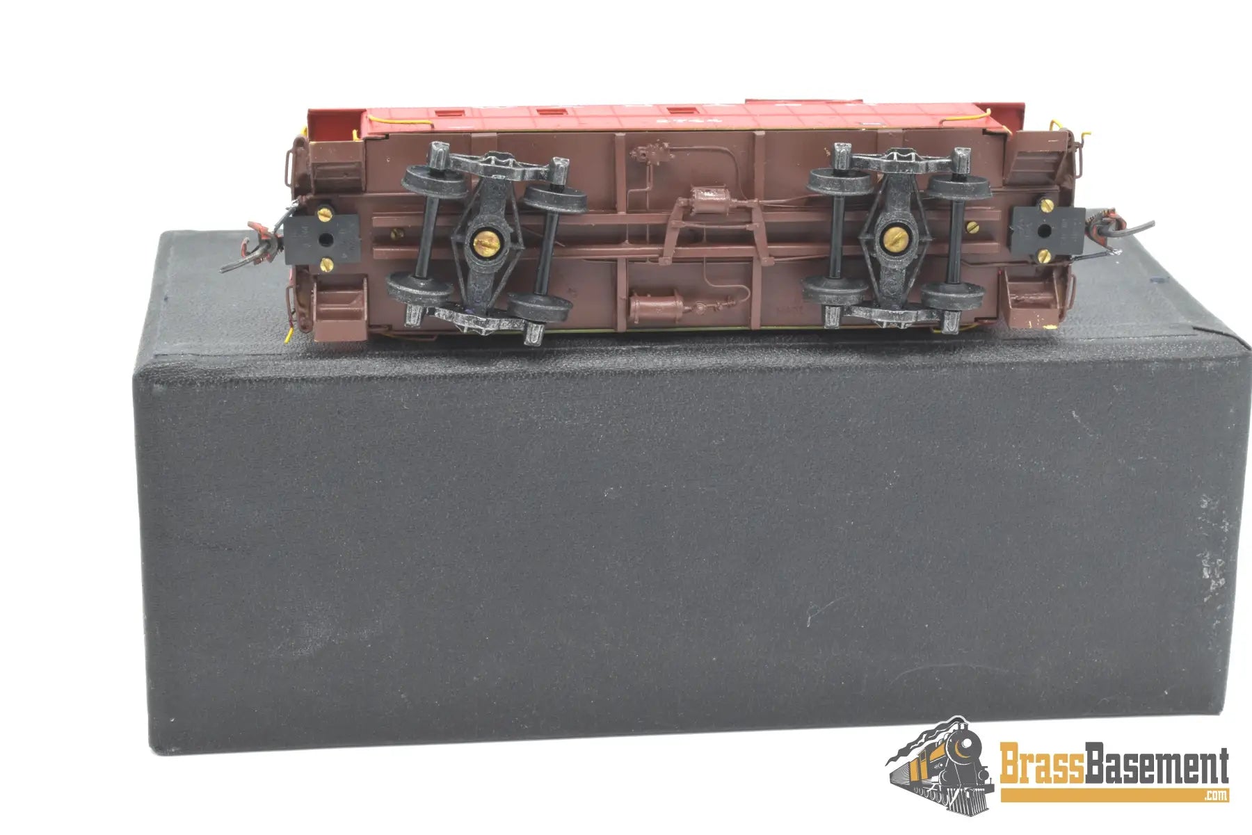 Ho Brass - Hallmark Ajin Wabash Standard Steel Caboose #2744 Custom Painted Red Freight