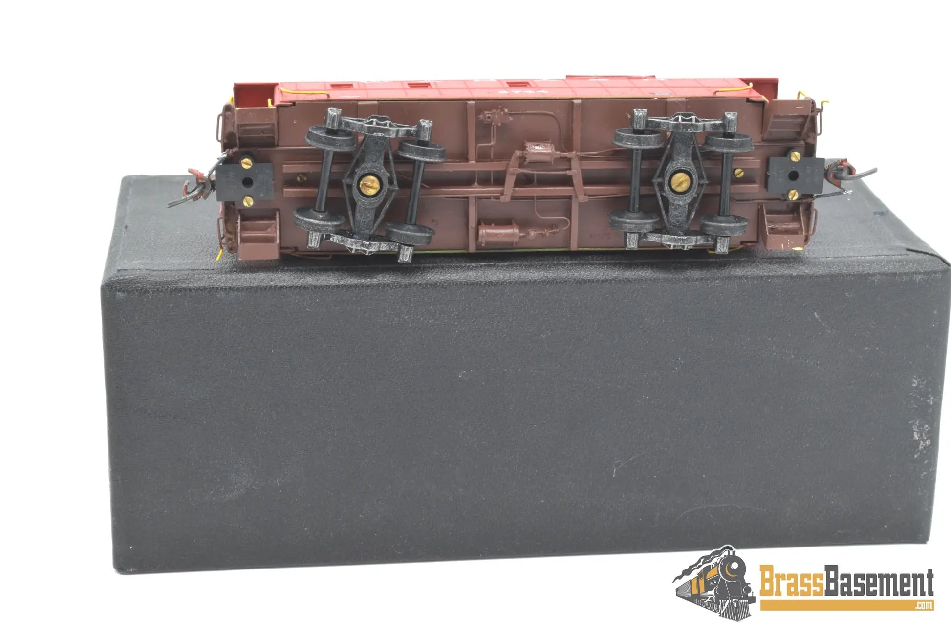 Ho Brass - Hallmark Ajin Wabash Standard Steel Caboose #2744 Custom Painted Red Freight