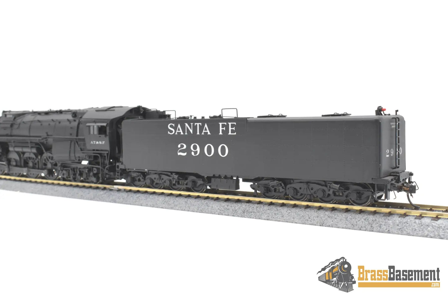 Ho Brass - Hallmark Atsf Santa Fe 4 - 8 - 4 #2900 Original Rods Samhongsa F/P Steam