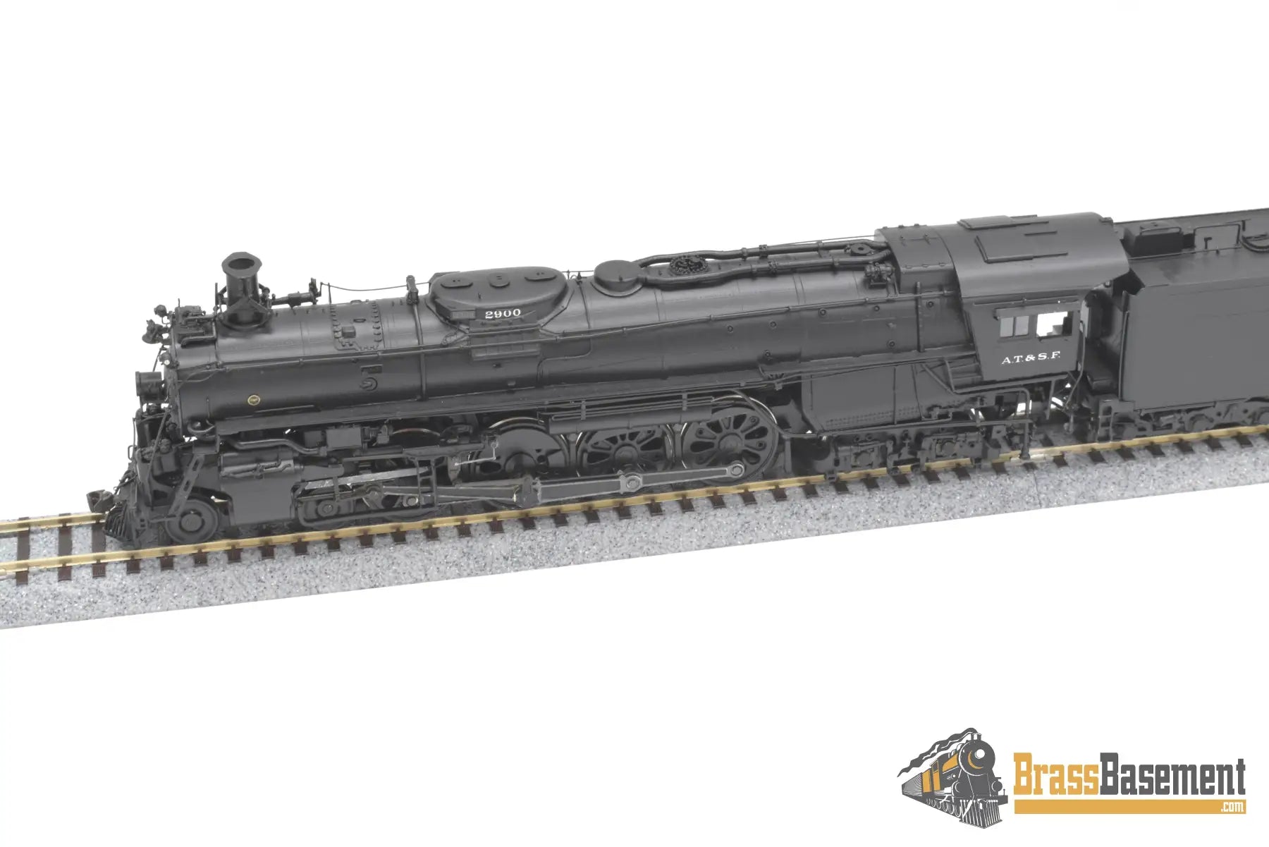 Ho Brass - Hallmark Atsf Santa Fe 4 - 8 - 4 #2900 Original Rods Samhongsa F/P Steam