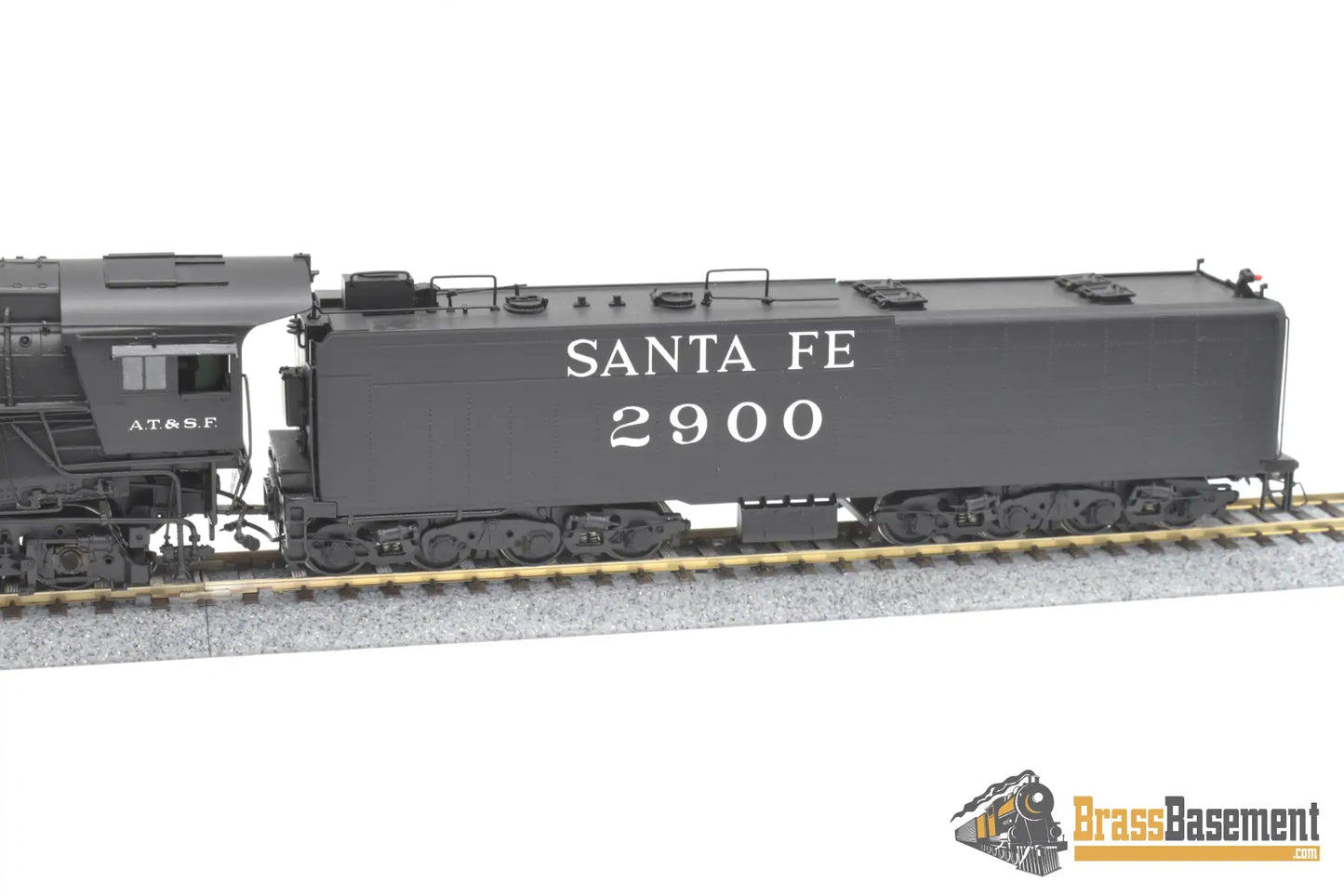 Ho Brass - Hallmark Atsf Santa Fe 4 - 8 - 4 #2900 Original Rods Samhongsa F/P Steam