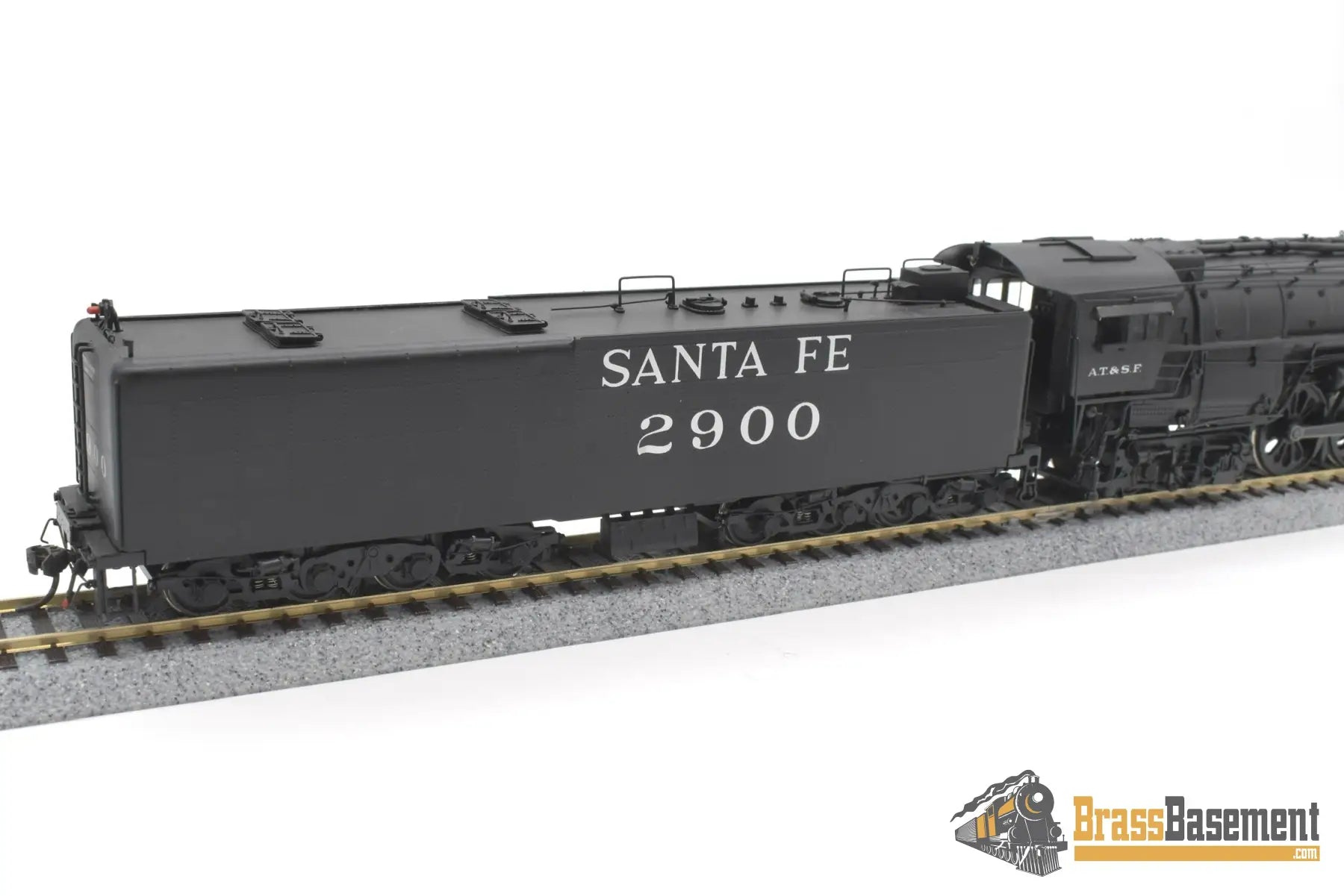 Ho Brass - Hallmark Atsf Santa Fe 4 - 8 - 4 #2900 Original Rods Samhongsa F/P Steam