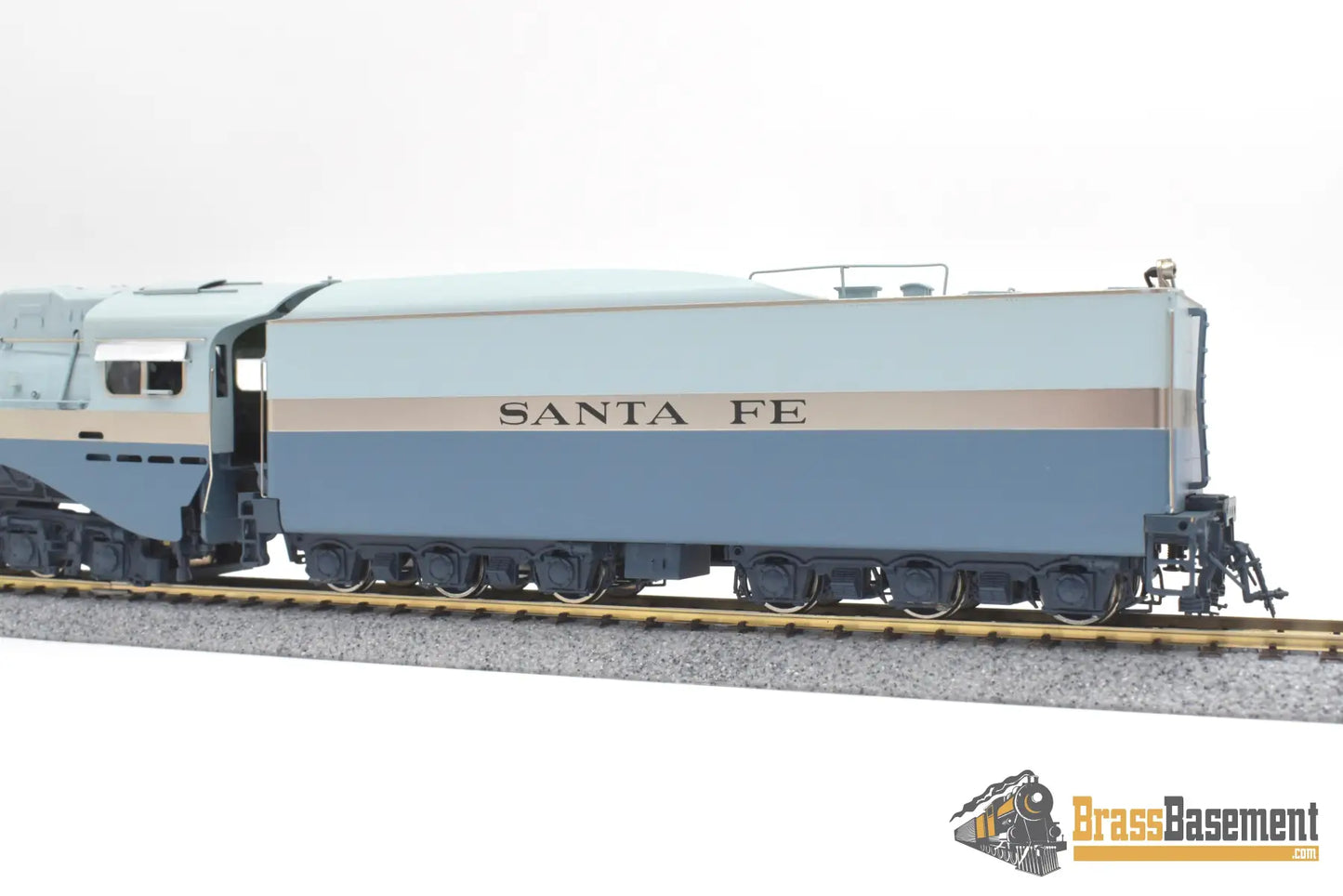 Ho Brass - Hallmark Atsf Santa Fe Blue Goose 4 - 6 - 4 #3460 Samhongsa Fp Steam