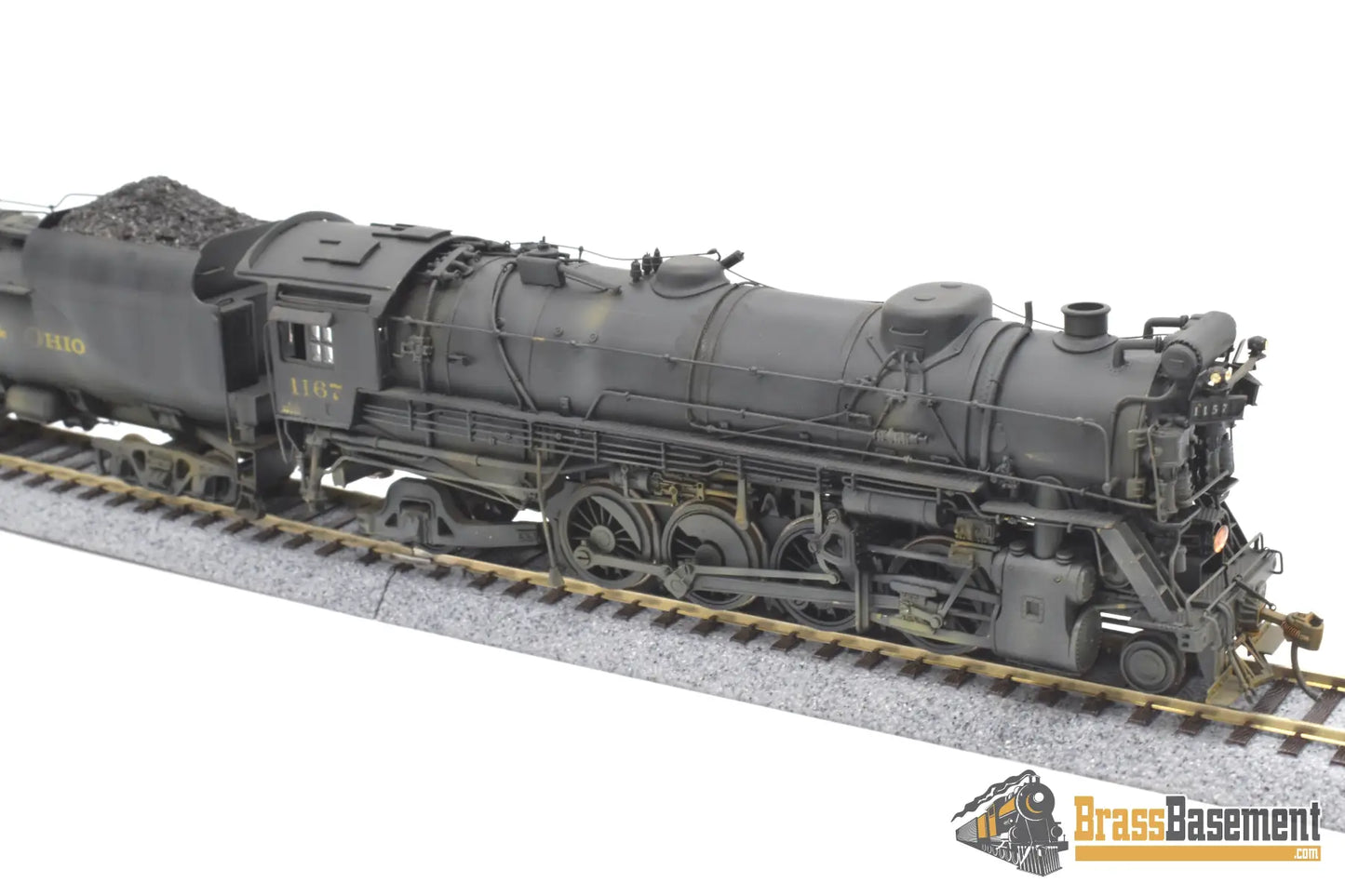Ho Brass - Hallmark Chesapeake & Ohio C&O K - 2 2 - 8 - 2 #1167 Painted 1976 Steam