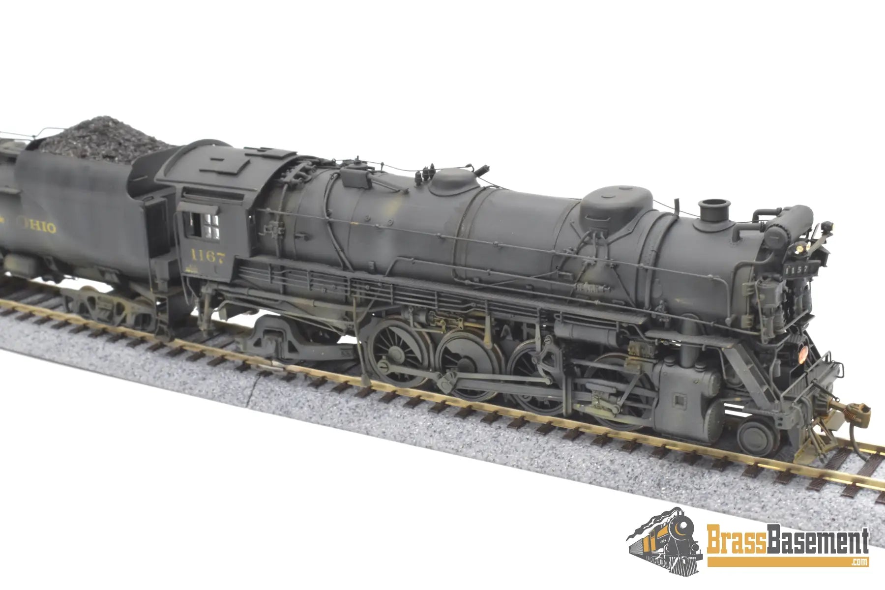 Ho Brass - Hallmark Chesapeake & Ohio C&O K - 2 2 - 8 - 2 #1167 Painted 1976 Steam