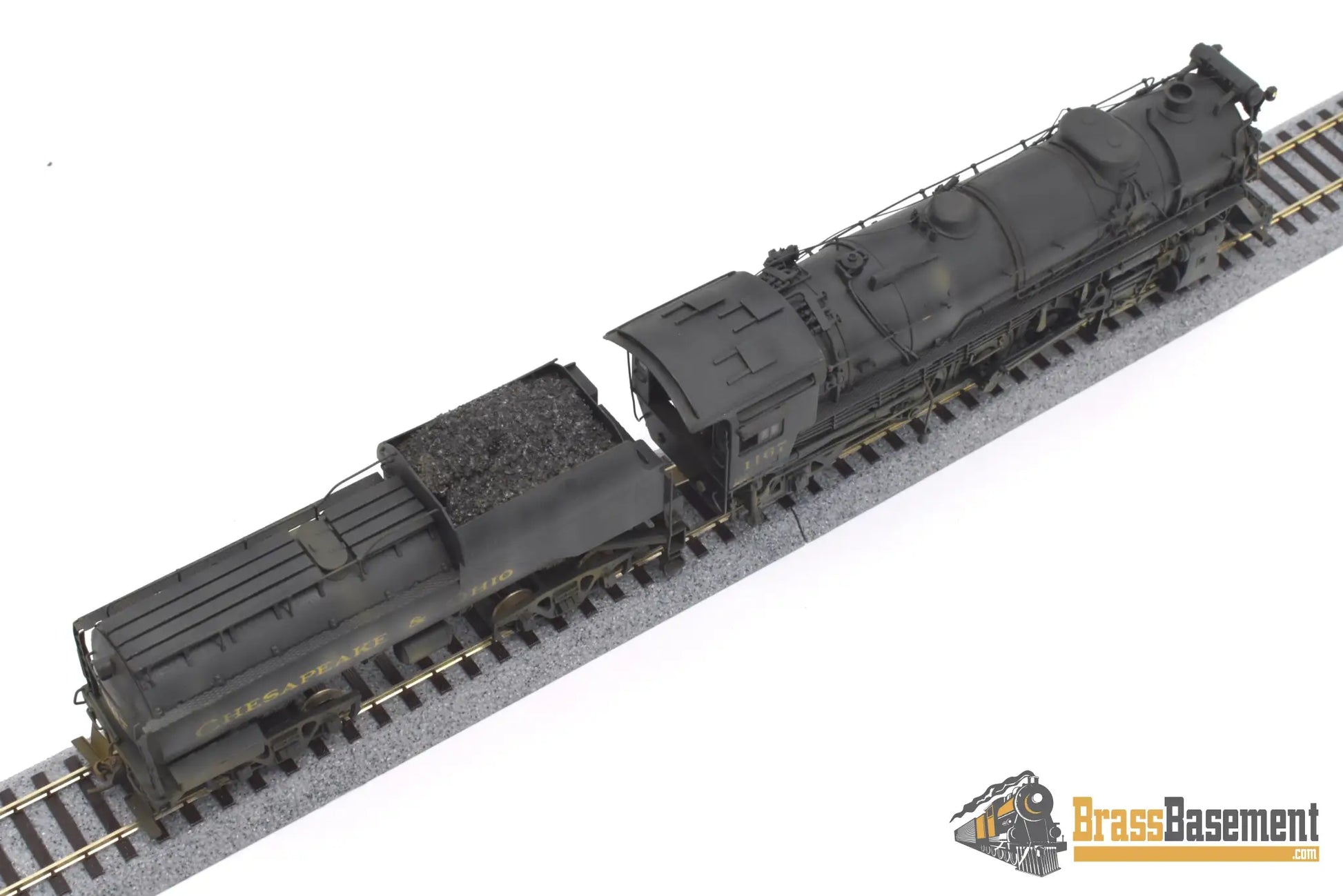 Ho Brass - Hallmark Chesapeake & Ohio C&O K - 2 2 - 8 - 2 #1167 Painted 1976 Steam