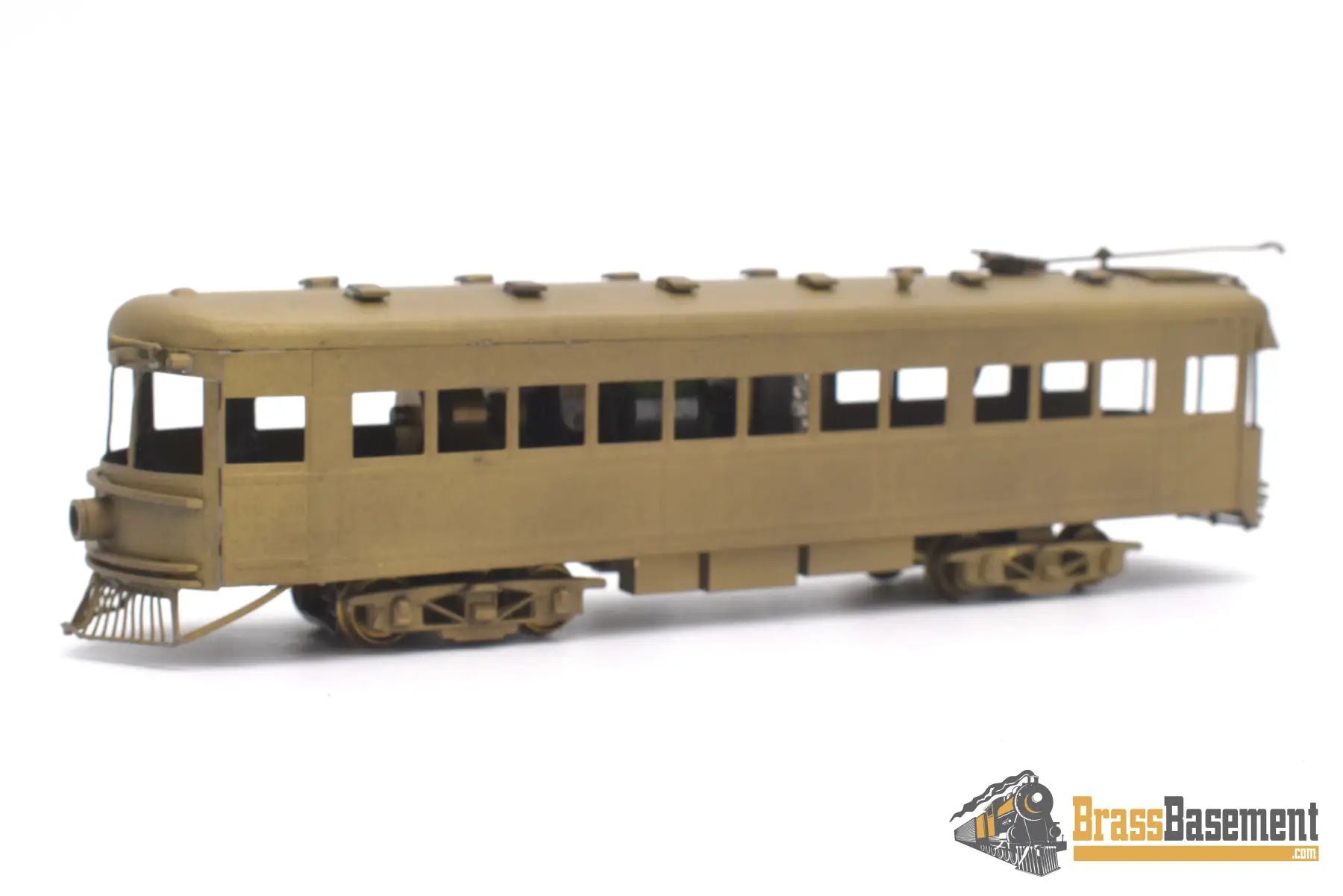 Ho Brass - Hallmark Cincinnati & Lake Erie (C&Le) Trolley Car Unpainted Does Not Run Interurban