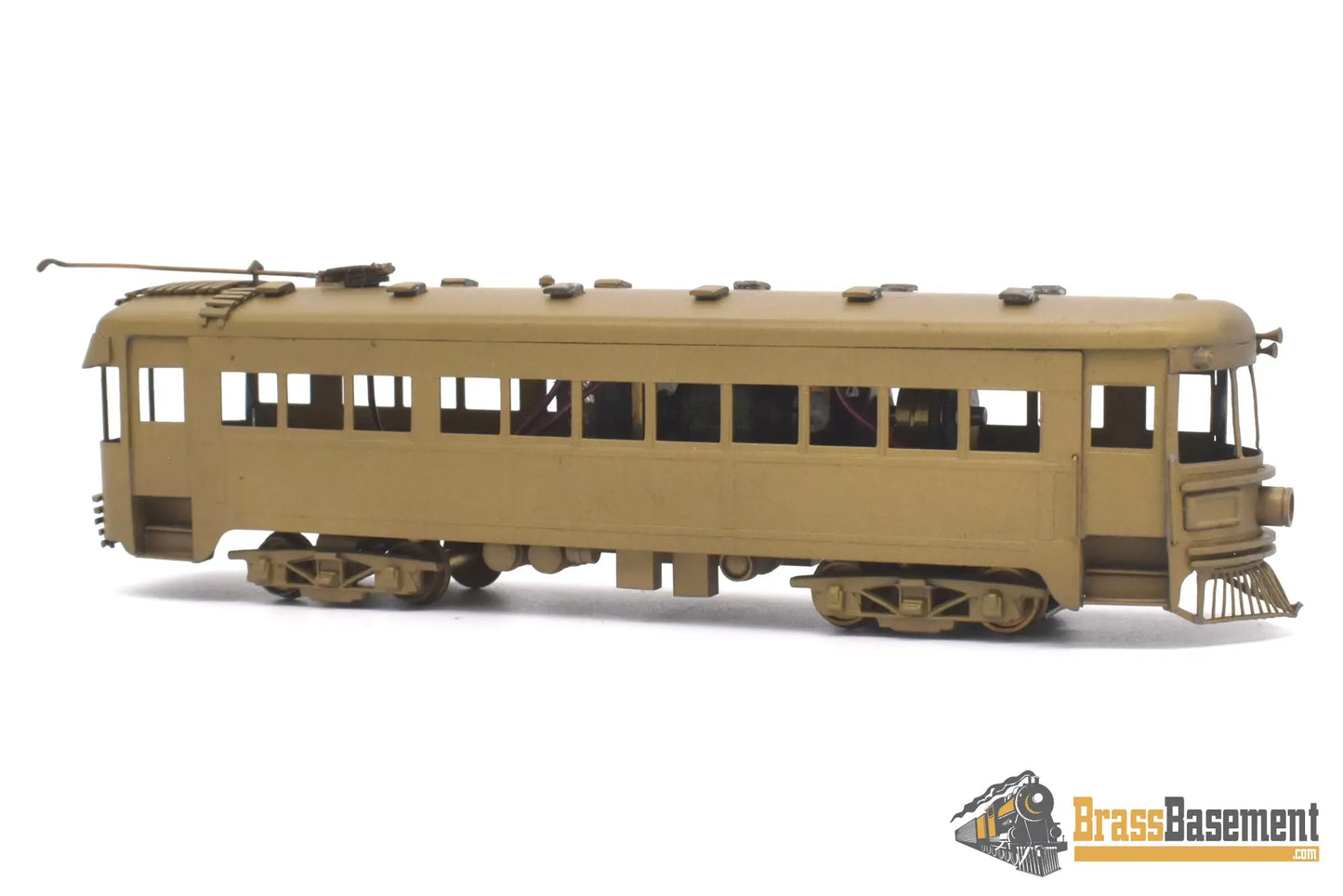 Ho Brass - Hallmark Cincinnati & Lake Erie (C&Le) Trolley Car Unpainted Does Not Run Interurban