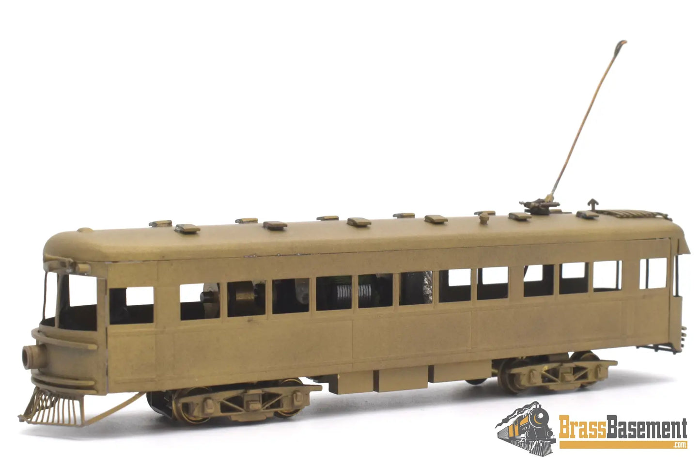 Ho Brass - Hallmark Cincinnati & Lake Erie (C&Le) Trolley Car Unpainted Does Not Run Interurban