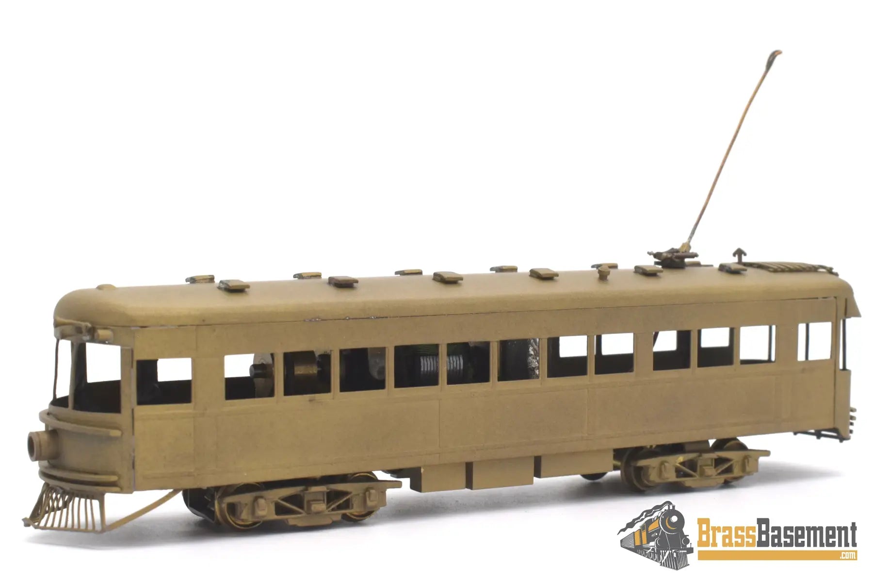 Ho Brass - Hallmark Cincinnati & Lake Erie (C&Le) Trolley Car Unpainted Does Not Run Interurban