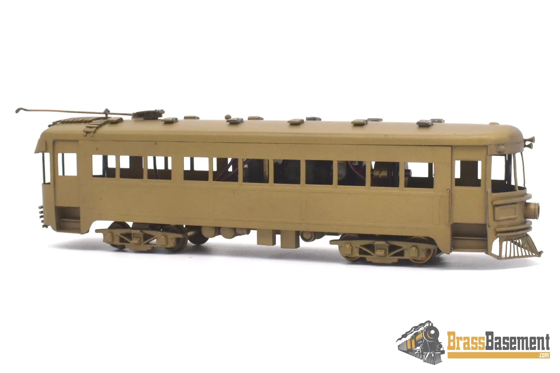 Ho Brass - Hallmark Cincinnati & Lake Erie (C&Le) Trolley Car Unpainted Does Not Run Interurban