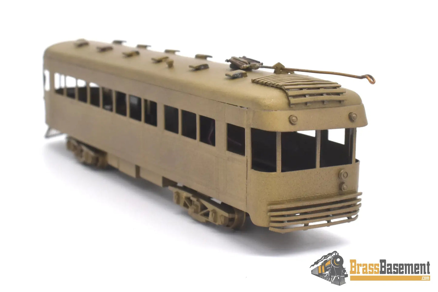 Ho Brass - Hallmark Cincinnati & Lake Erie (C&Le) Trolley Car Unpainted Does Not Run Interurban