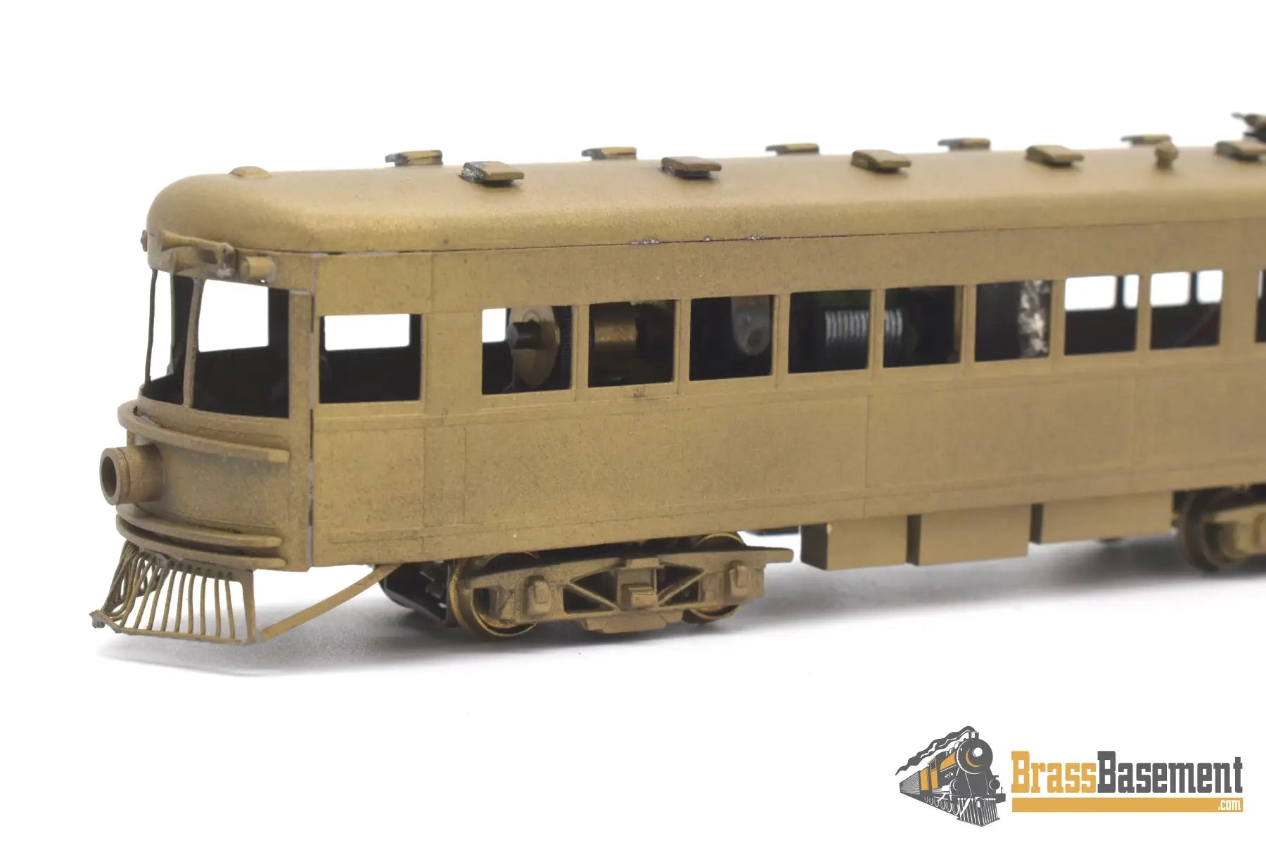 Ho Brass - Hallmark Cincinnati & Lake Erie (C&Le) Trolley Car Unpainted Does Not Run Interurban
