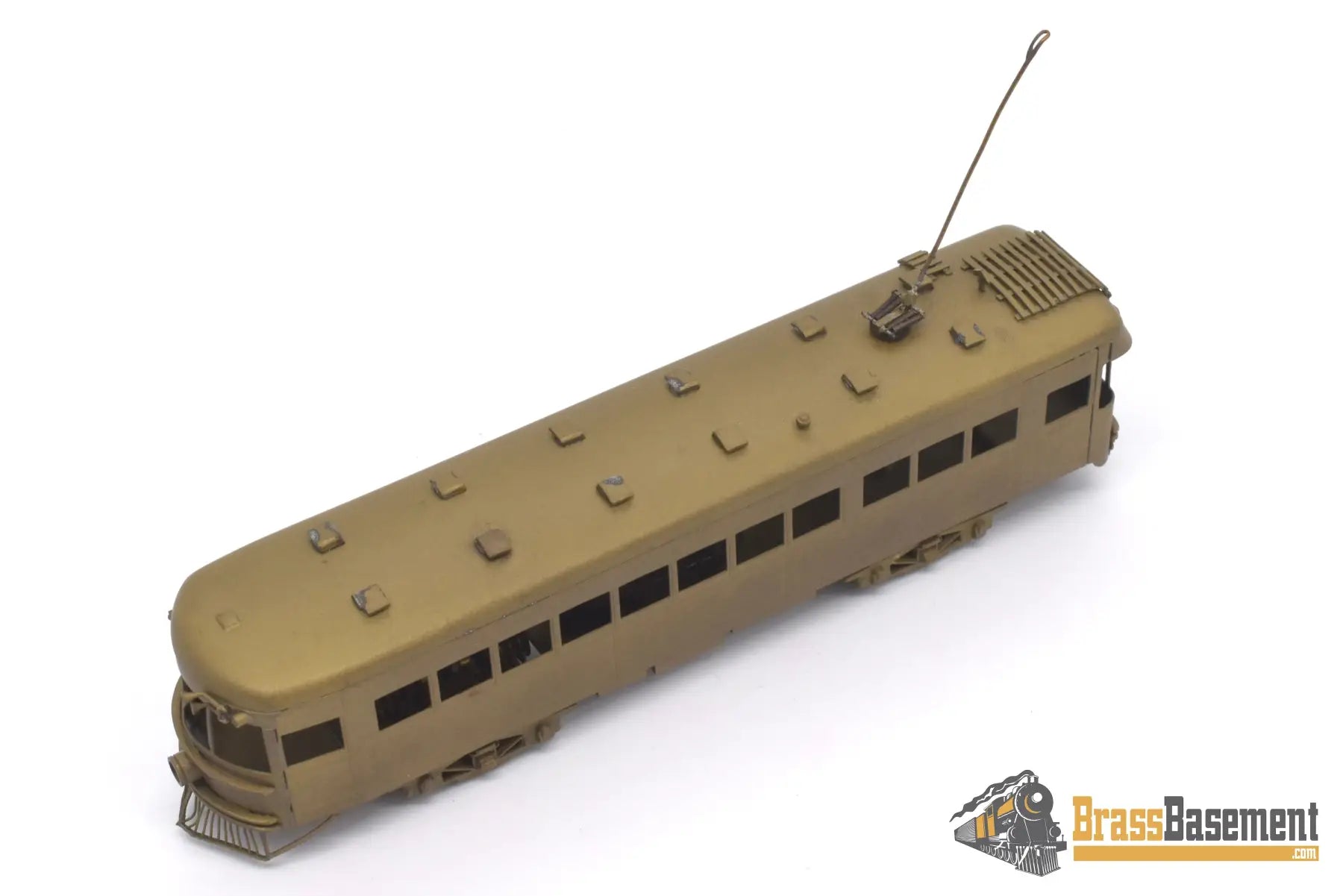 Ho Brass - Hallmark Cincinnati & Lake Erie (C&Le) Trolley Car Unpainted Does Not Run Interurban