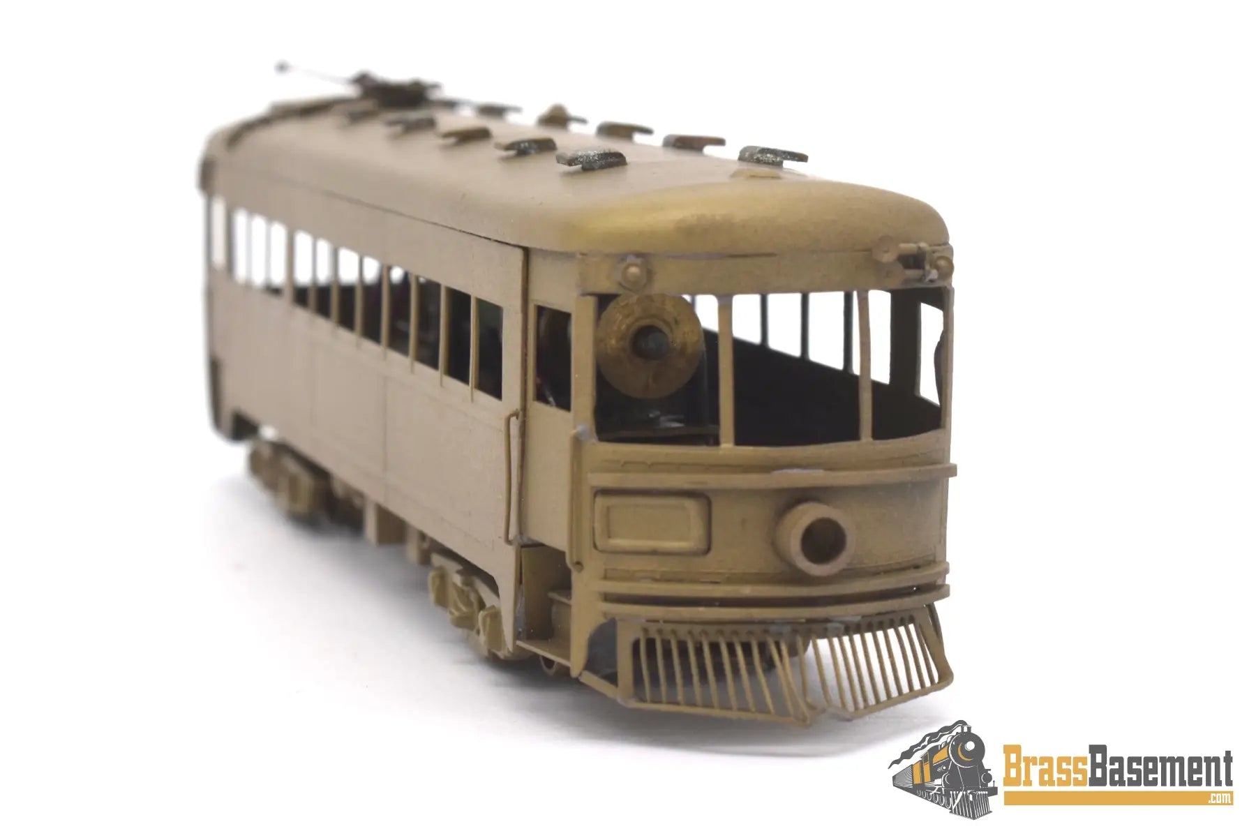 Ho Brass - Hallmark Cincinnati & Lake Erie (C&Le) Trolley Car Unpainted Does Not Run Interurban