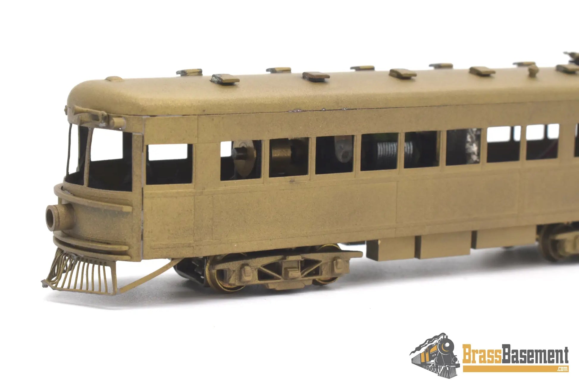 Ho Brass - Hallmark Cincinnati & Lake Erie (C&Le) Trolley Car Unpainted Does Not Run Interurban
