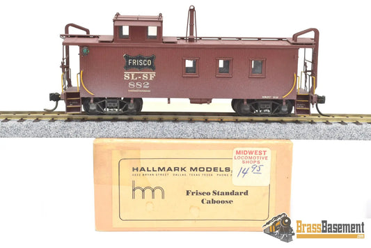 Ho Brass - Hallmark Frisco Standard Caboose #882 Custom Painted Markers