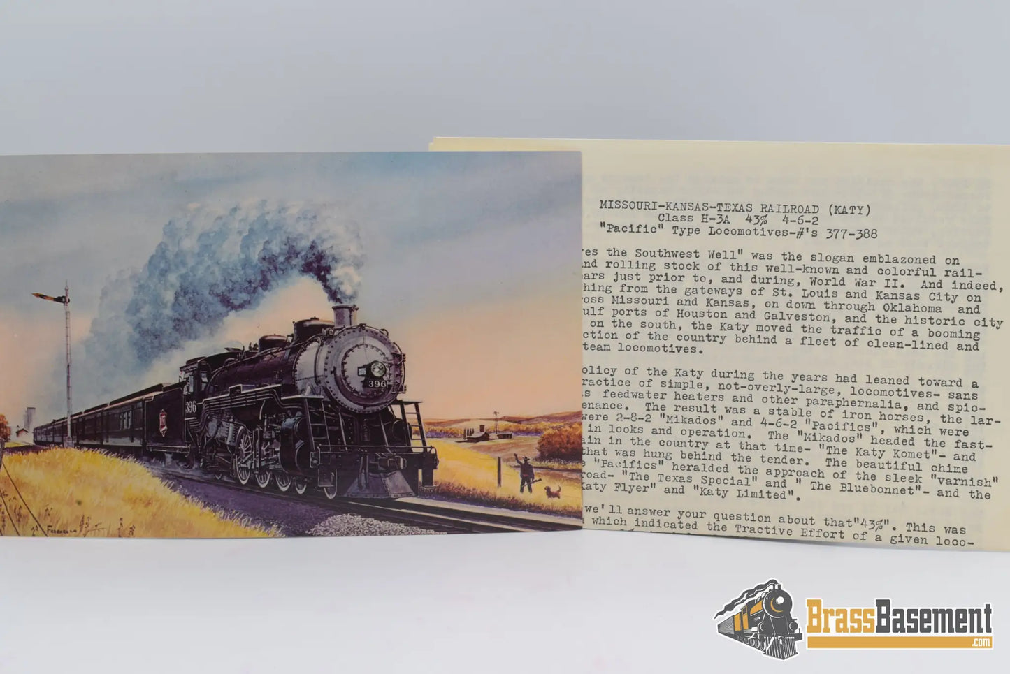 Ho Brass - Hallmark Fujiyama Missouri Kansas Texas Mkt 4 - 6 - 2 H - 3A Pacific Steam