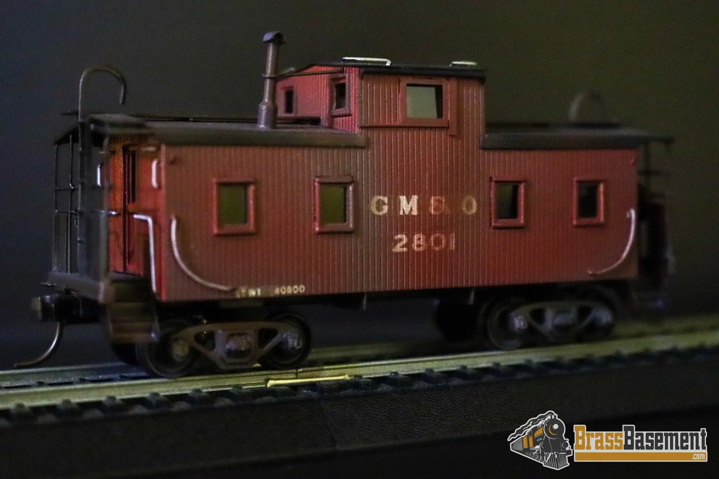 HO Brass Hallmark GM&O Gulf Mobile & Ohio Wood Sheathed Caboose Painted MINT Diesel