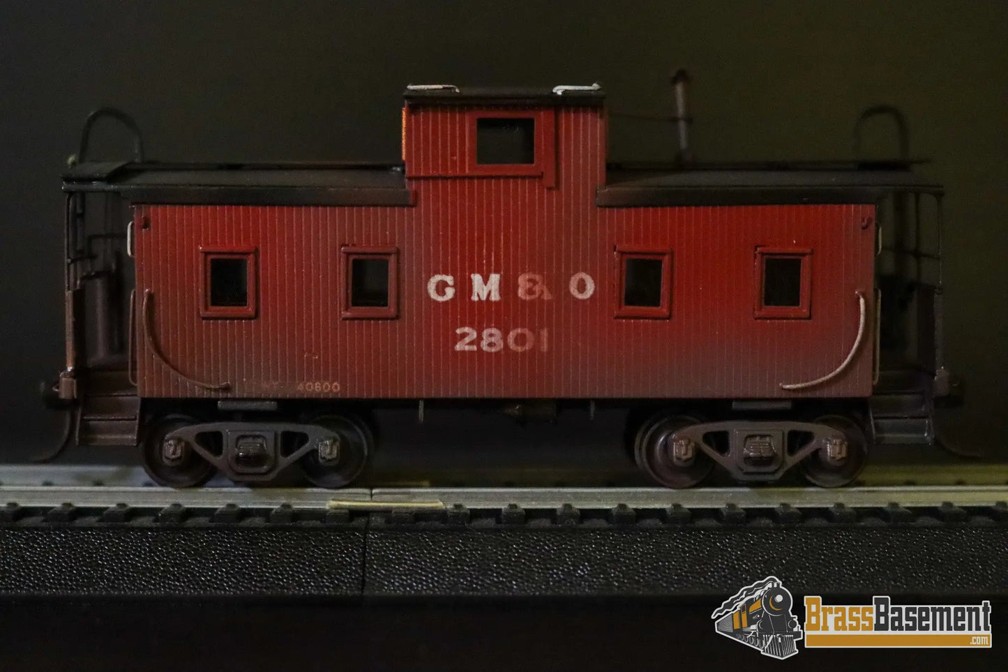 HO Brass Hallmark GM&O Gulf Mobile & Ohio Wood Sheathed Caboose Painted MINT Diesel