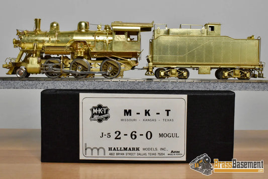 HO Brass - Hallmark Missouri Kansas Texas MKT 2-6-0 J-5 Mogul - Unpainted - Ajin Mint - Steam