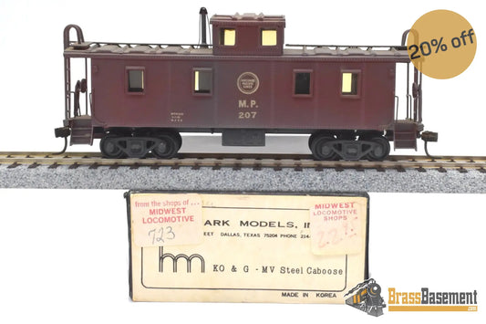 Ho Brass - Hallmark Missouri Pacific Mopac Mv Steel Caboose Custom Painted