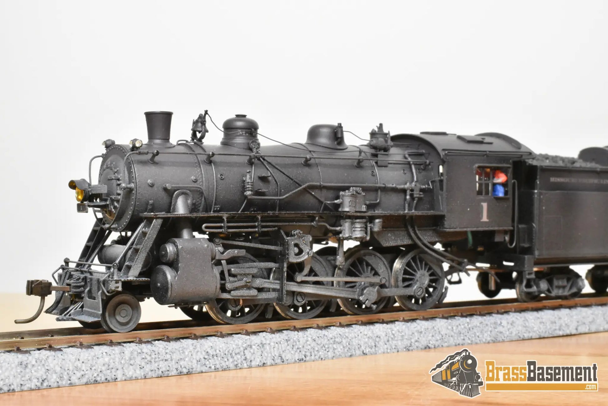 HO Brass - Hallmark Missouri Pacific MP 2-8-0 Consolidation #1 - Custom Painted - Steam