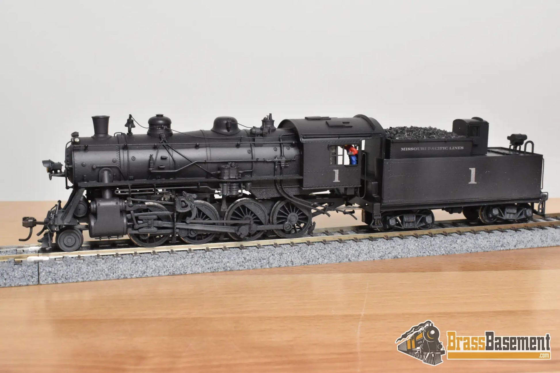 HO Brass - Hallmark Missouri Pacific MP 2-8-0 Consolidation #1 - Custom Painted - Steam
