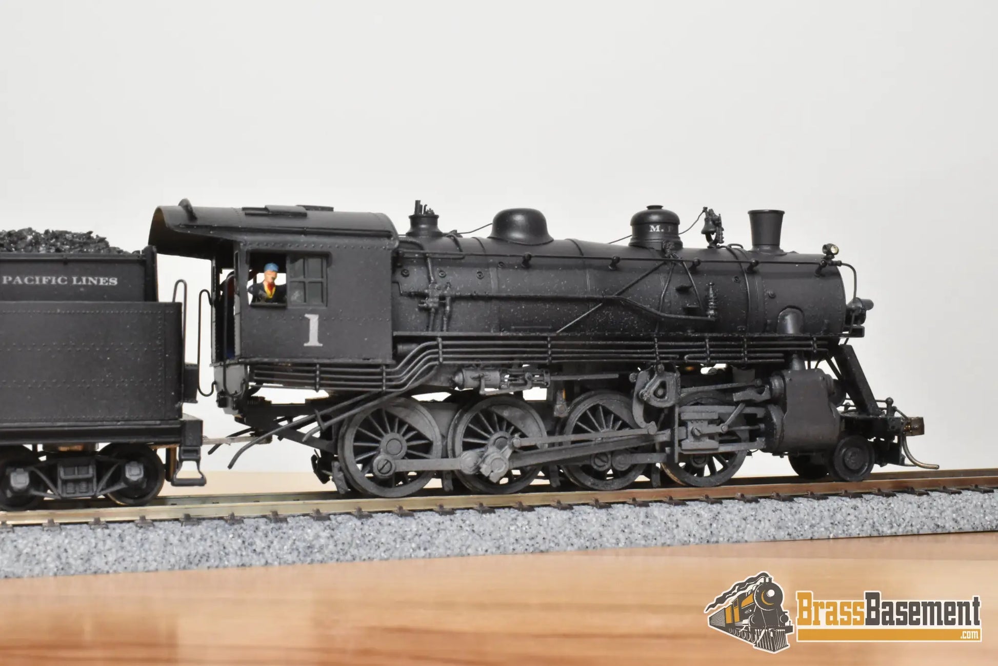 HO Brass - Hallmark Missouri Pacific MP 2-8-0 Consolidation #1 - Custom Painted - Steam