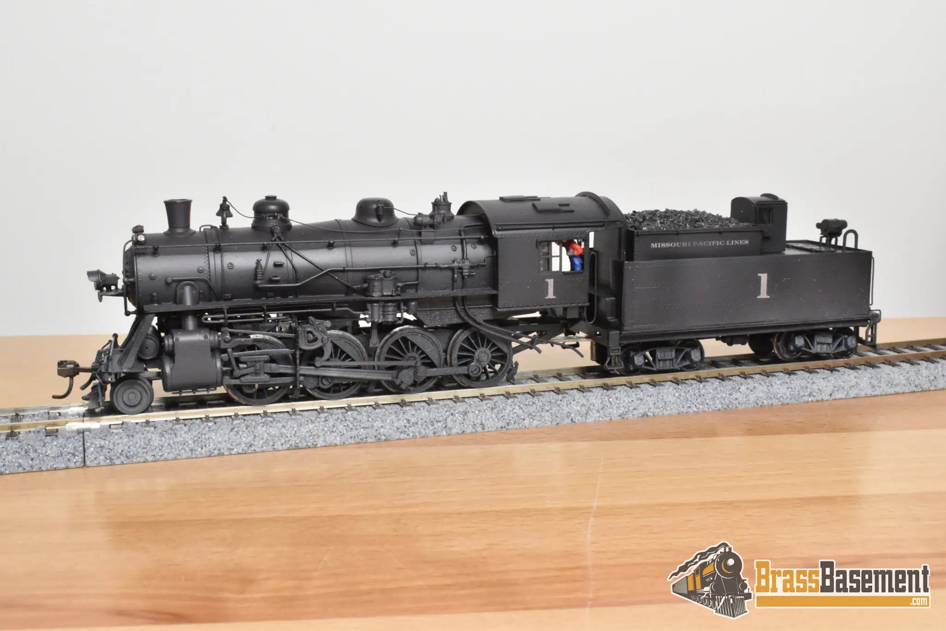 HO Brass - Hallmark Missouri Pacific MP 2-8-0 Consolidation #1 - Custom Painted - Steam