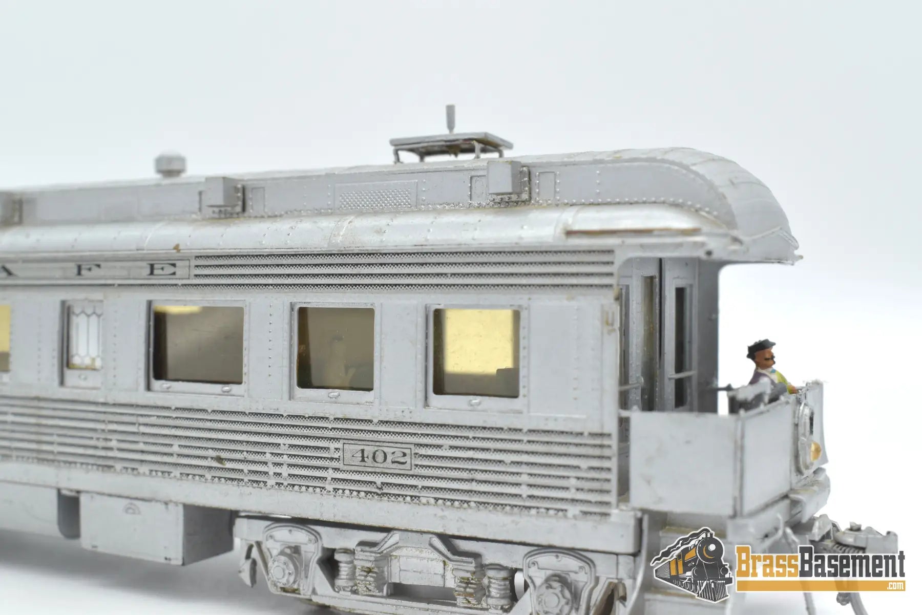 Ho Brass - Hallmark Models Atsf Santa Fe Division Superintendents Car #402 Custom Paint