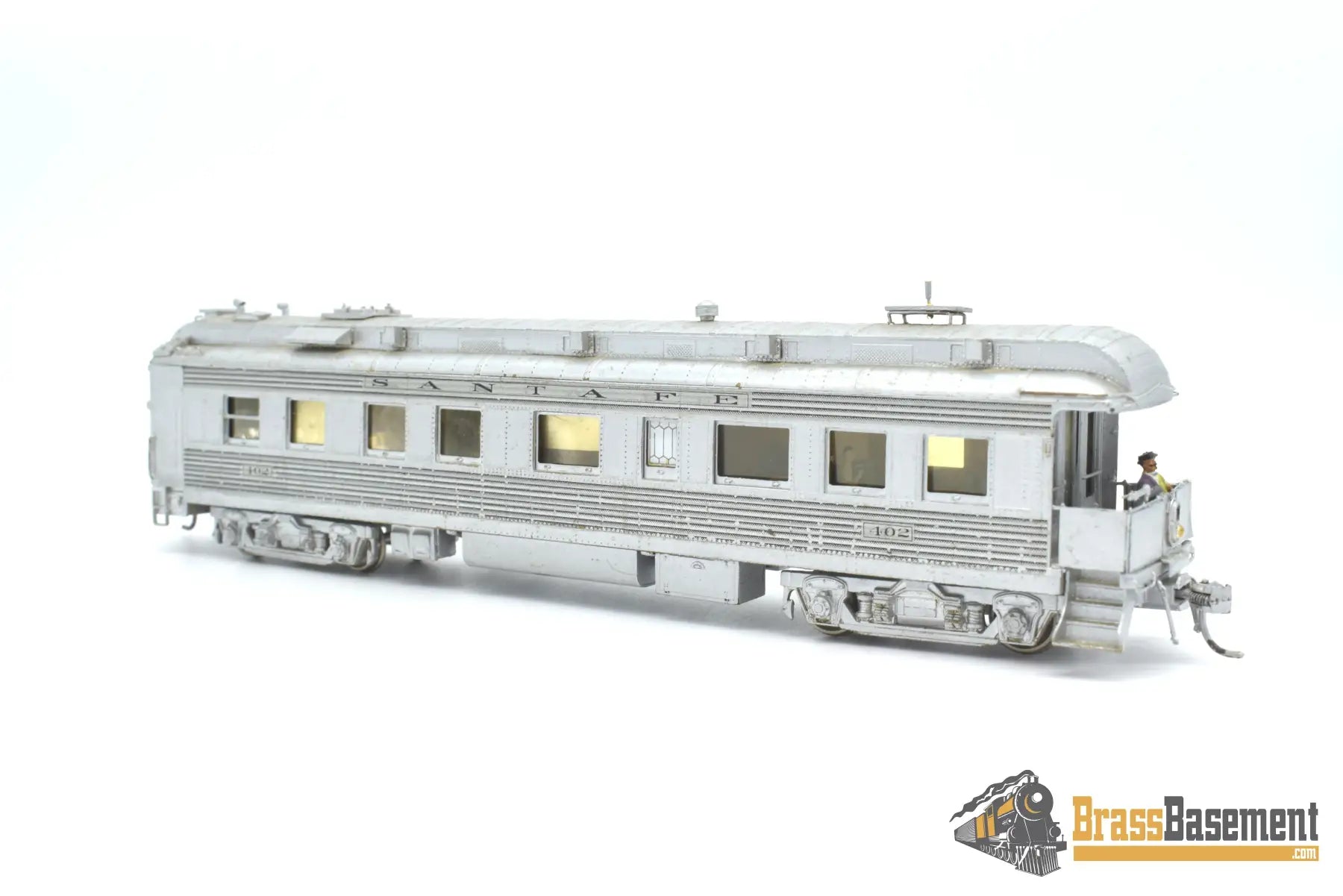 Ho Brass - Hallmark Models Atsf Santa Fe Division Superintendents Car #402 Custom Paint