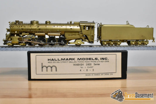 HO Brass - Hallmark Models Wabash 2800 M-1 4-8-2 Steam - Unpainted Dong Jin - Steam