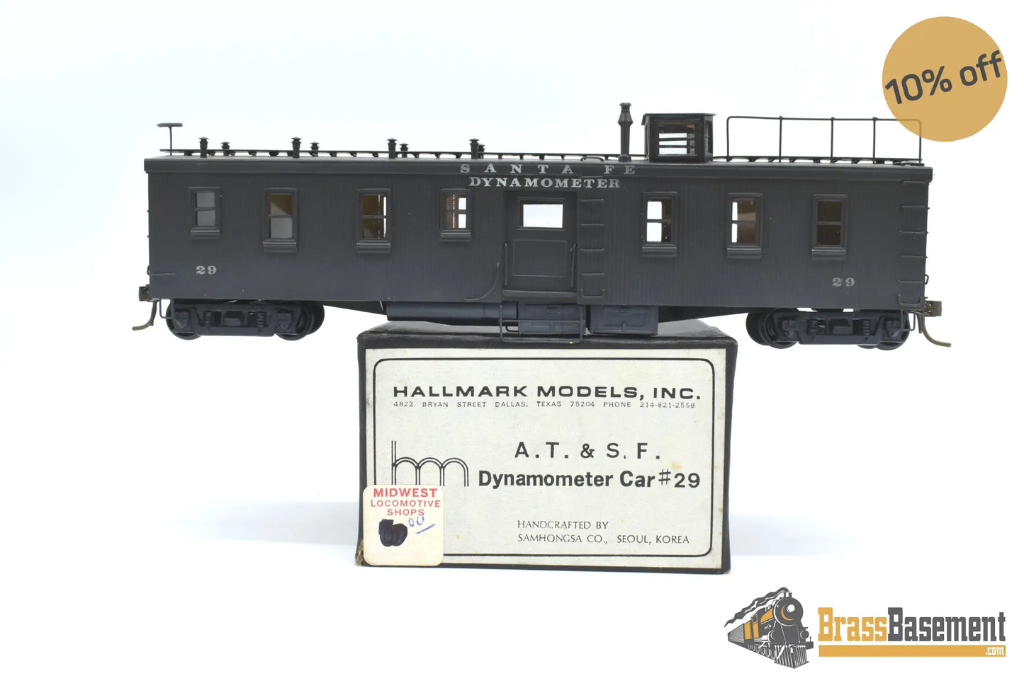 Ho Brass - Hallmark Santa Fe Dynamometer #29 - Custom Paint - Samhongsa Other
