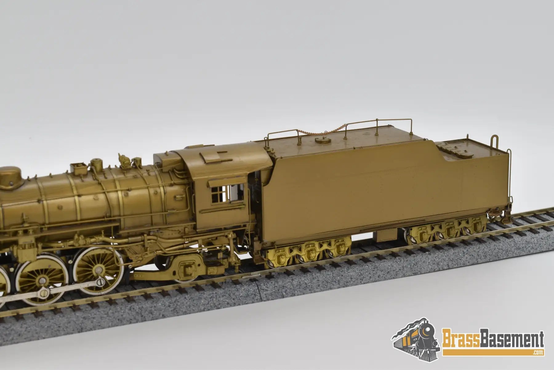 Ho Brass - Hallmark Texas & Pacific 4 - 8 - 2 With Elesco Fwh Unpainted Steam
